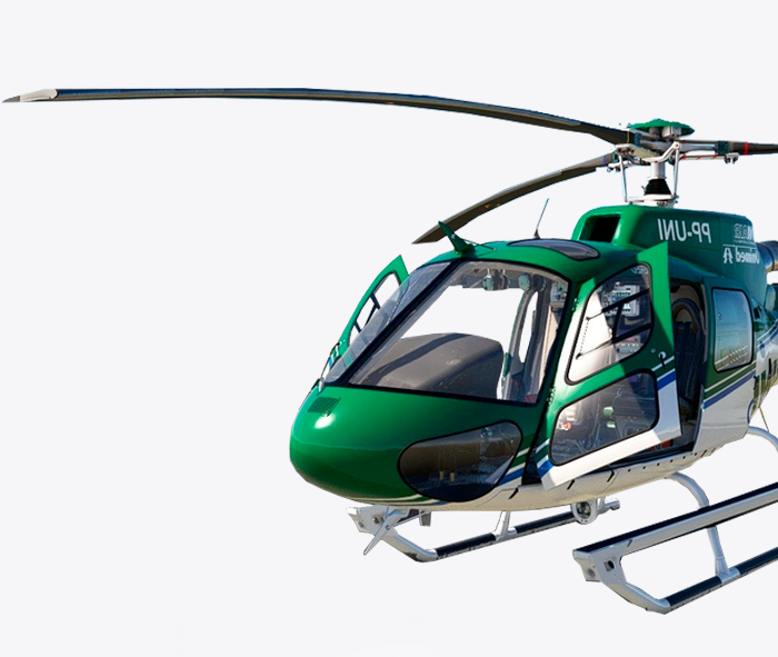 Transporte aéreo - helicóptero